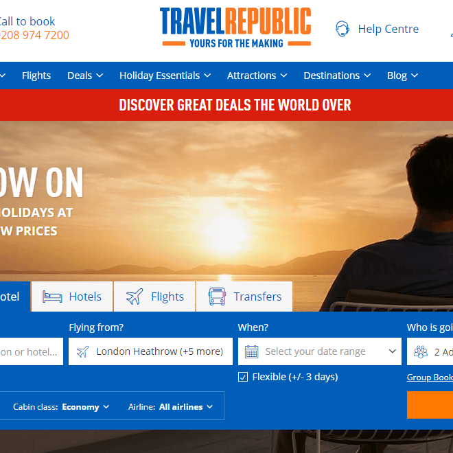 travel republic online check in