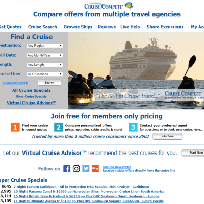 CruiseCompete - travelsites.iocruisecompete