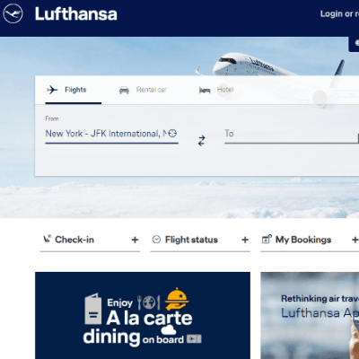 Lufthansa - lufthansa.comusenHomepage