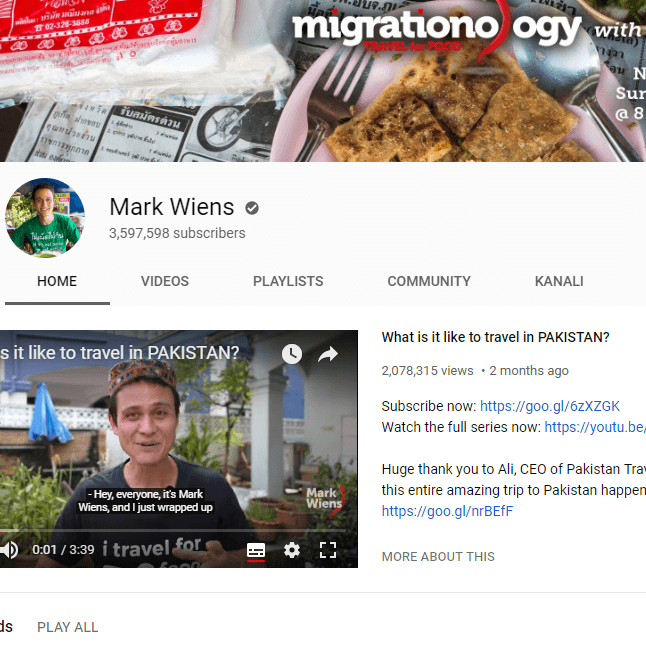 Mark Wiens & 10+ Travel Channels Like youtube.com