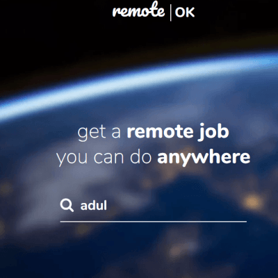 RemoteOk - remoteok.io