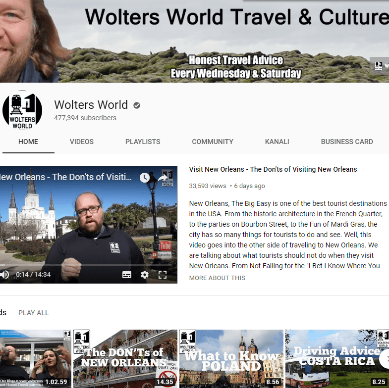 wolters world travel youtube