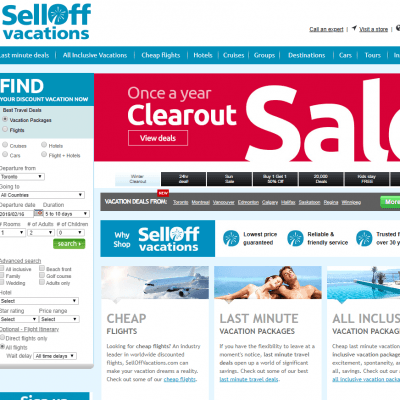 SellOff Vacations - selloffvacations.com