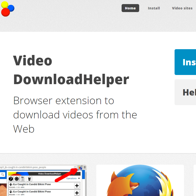 video downloadhelper per chrome