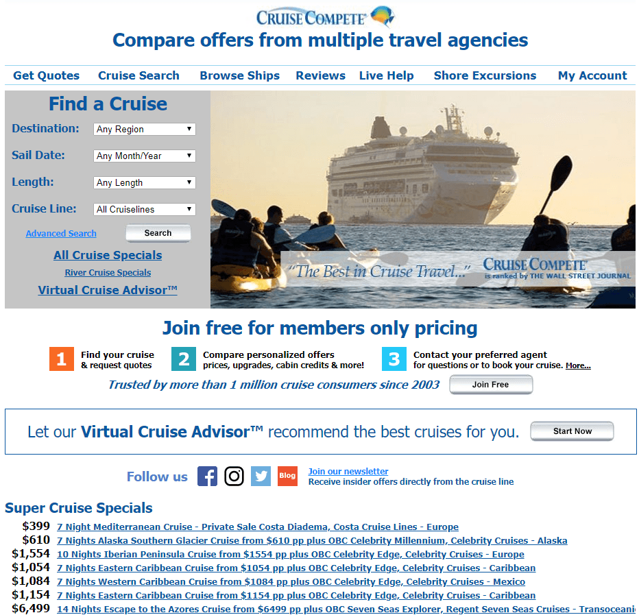 Top 8 Cruise Sites To Book A Perfect Cruise & + Like