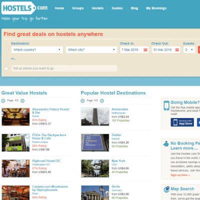 Hostels.com - travelsites.comhostel-booking