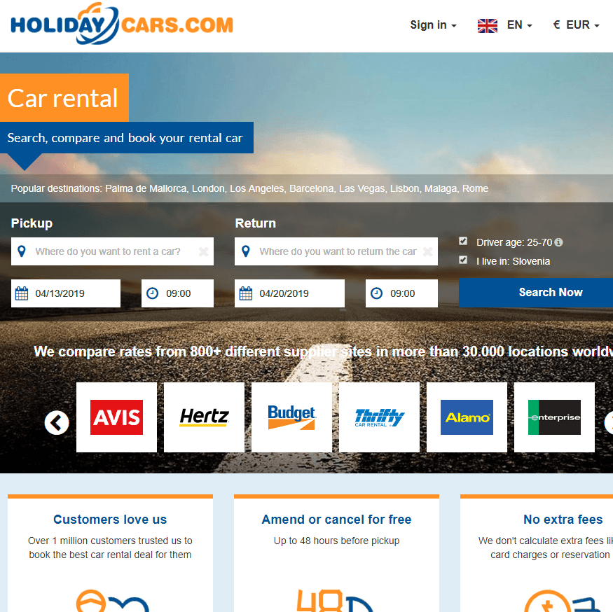 & 18+ Car Rental Sites Like