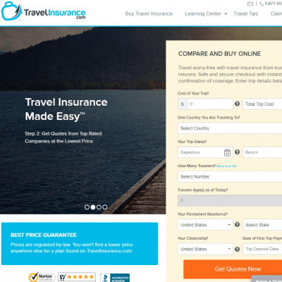 Travel Insurance Quotes - Compare & Buy Trip Insurance