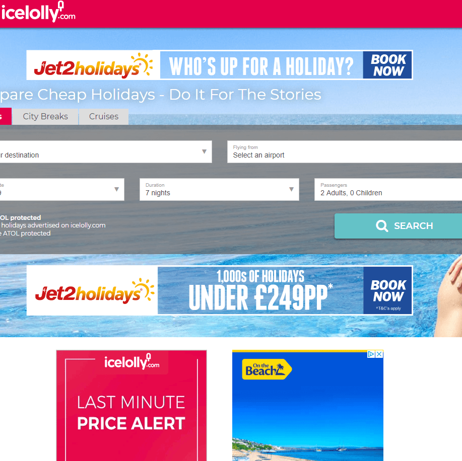 Icelolly.com & 16+ Vacation Packages Like Icelolly.com