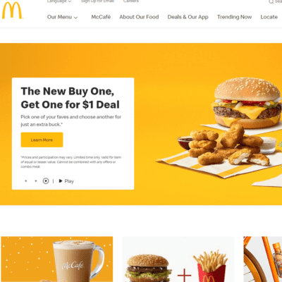 McDonald’s - mcdonalds.com