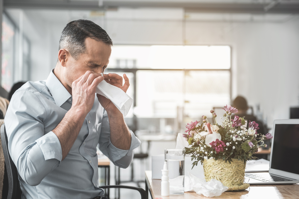 Blowing your nose at the table