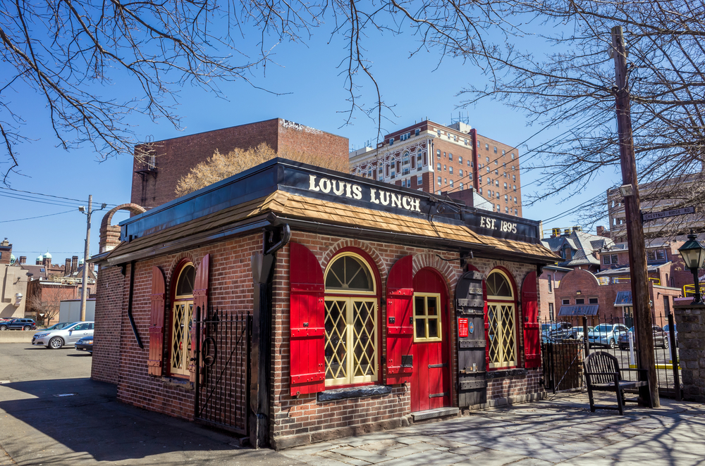 Louis' Lunch in New Haven, Connecticut