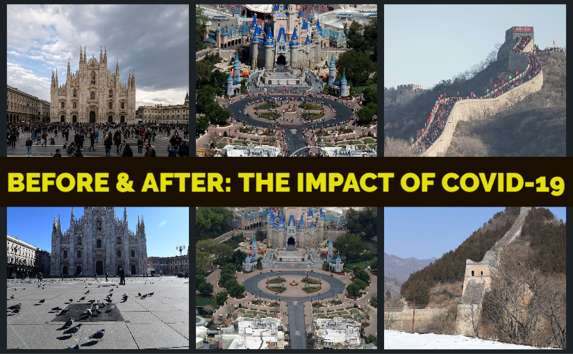 BEFORE & AFTER THE IMPACT OF COVID-19 ON TOURIST ATTRACTIONS AROUND THE WORLD