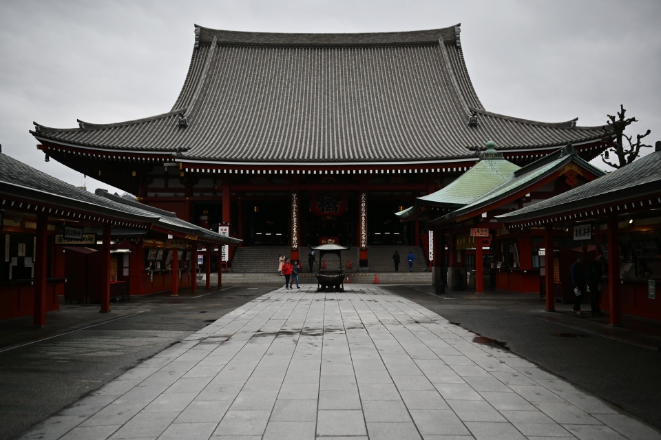 Sensoji Kannon Temple, Tokyo - after