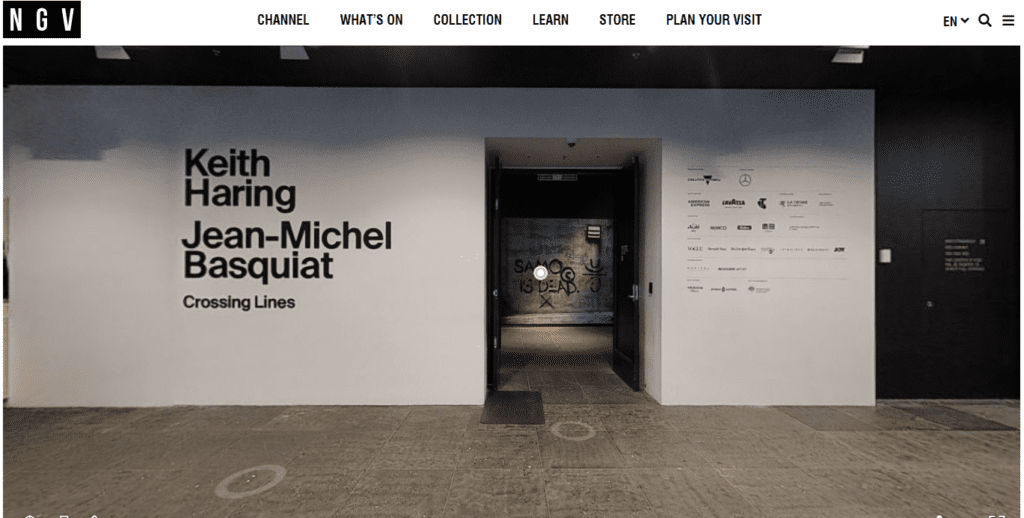 Keith Haring _ Jean-Michel Basquiat_ Crossing Lines _ NGV - Google Chrome 2020-05-12 11.30.13