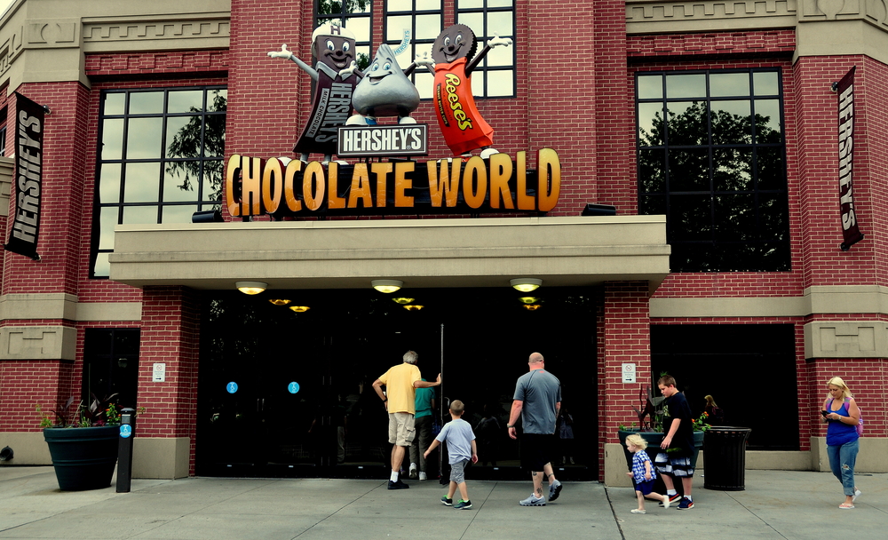 Get a sugar rush at Hershey’s Chocolate World