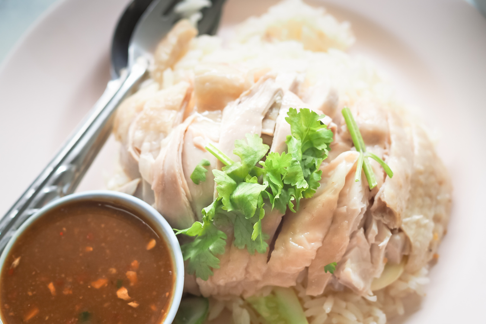 Khao Man Gai Steamed Chicken and Rice