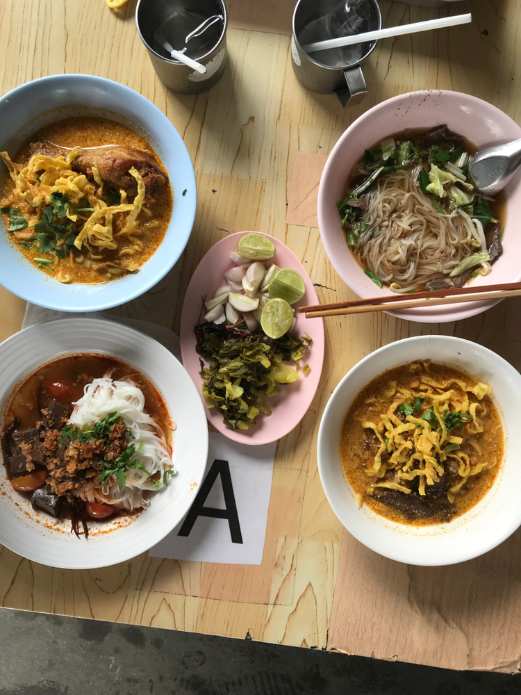 Khao Soi Egg Noodles in Broth