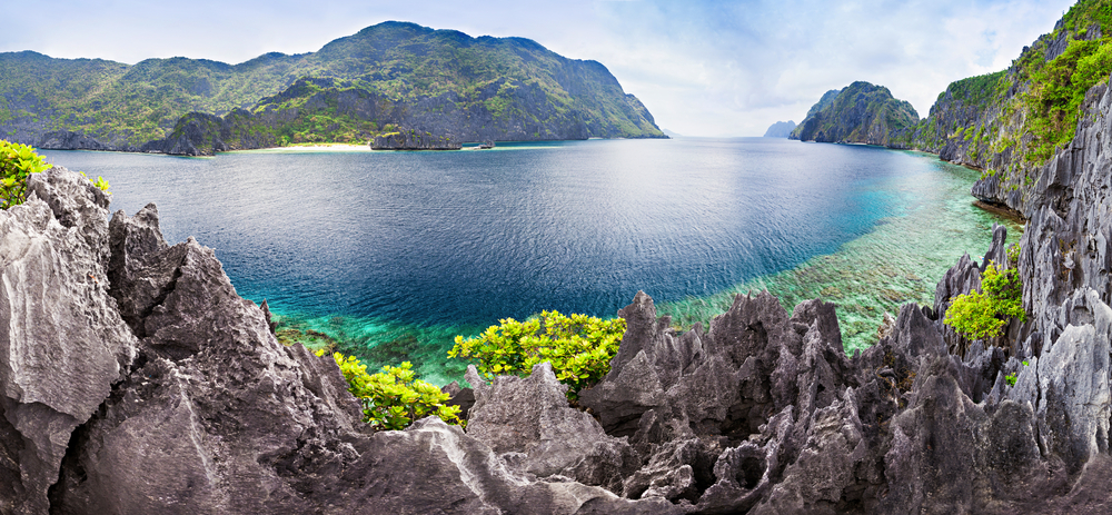 Very beautiful lagoon in the islands, Philippines