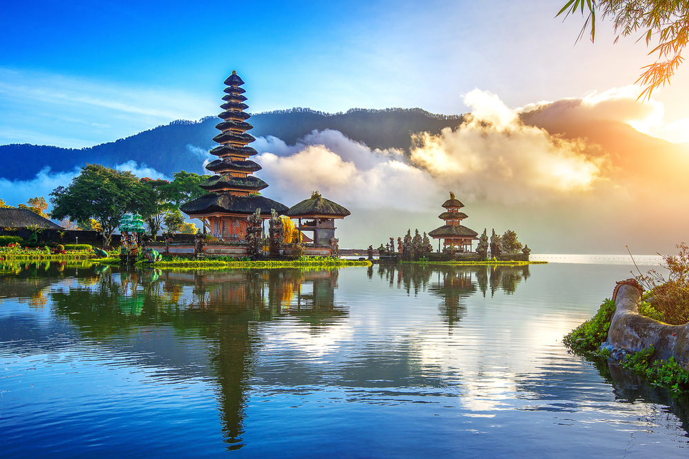 Pura Ulun Danu Bratan temple in Bali,Indonesia.