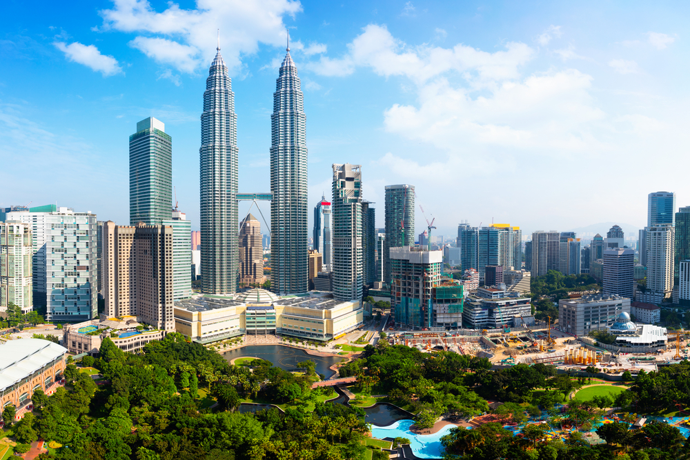 Kuala Lumpur city skyline, Kuala Lumpur Malaysia