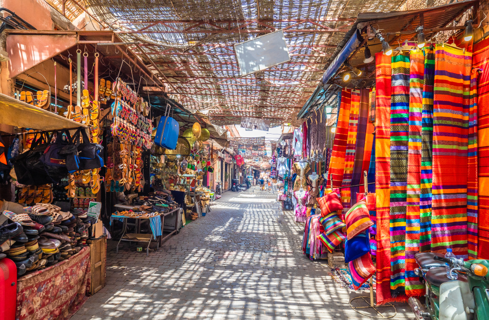 Jamaa el Fna market in old Medina, Marrakesh, Morocco