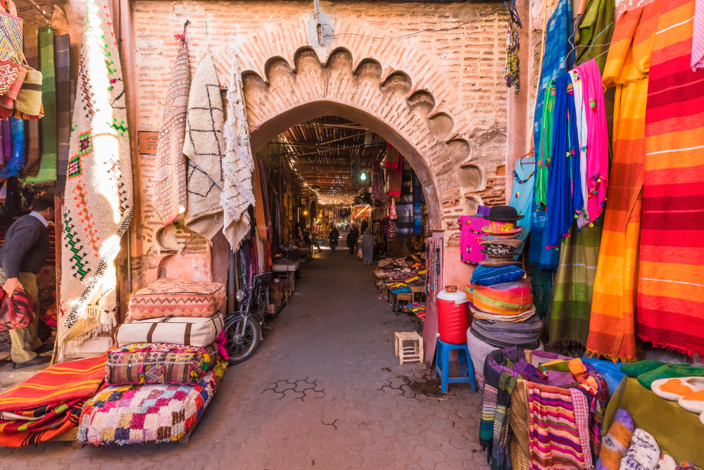 Souvenirs on the old arabic market