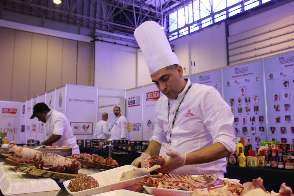 A scene at 'Expo Culinaire 2020' - the global trade exhibition for chefs