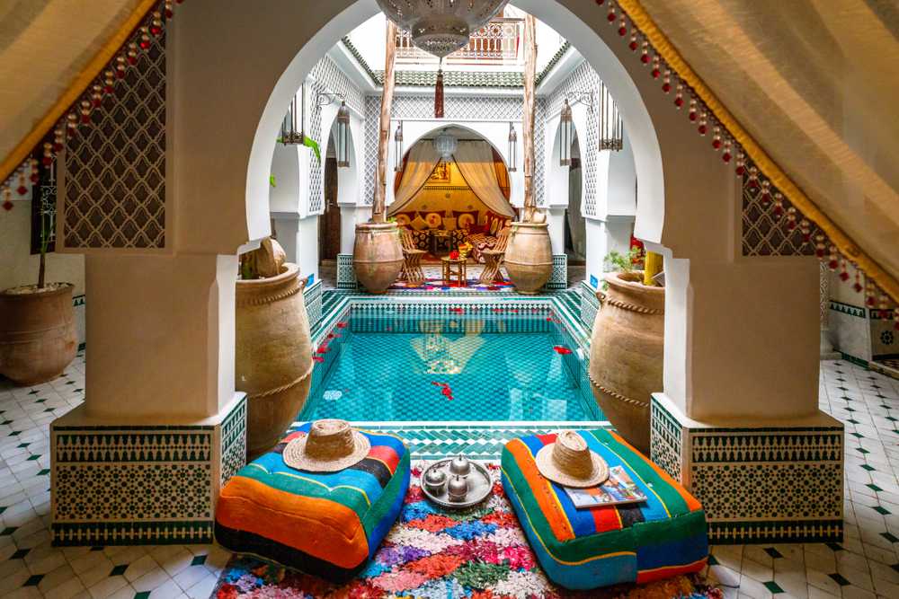 The many beautiful Riads in Morocco