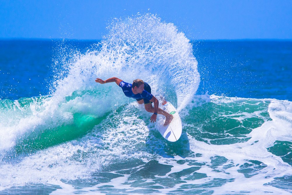 Jaco Beach, Costa Rica, October 7, 2018: Essential Costa Rica Surf Pro, World Surf League, Tournament