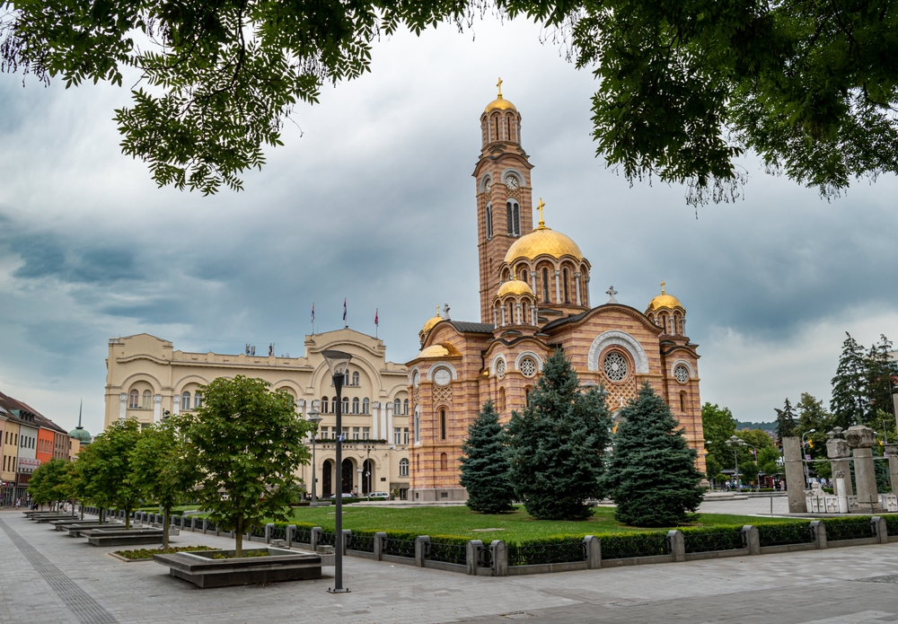 Beautiful city, Banja Luka in Bosnia and Herzegovina.