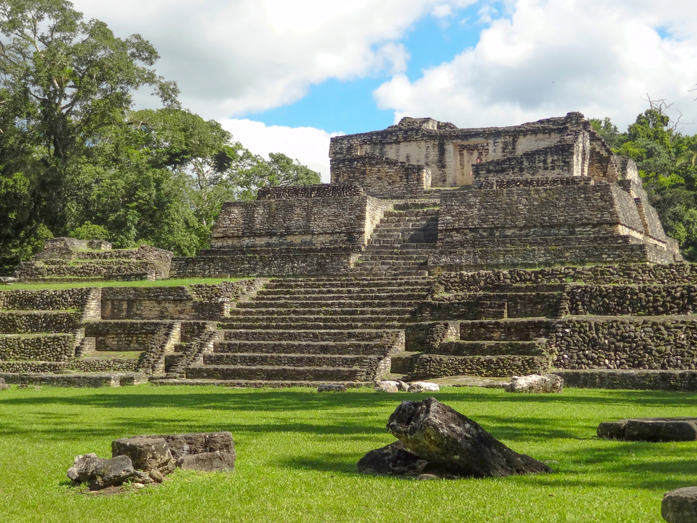 ancient Maya archaeological site named Caracol located in Belize in Central America