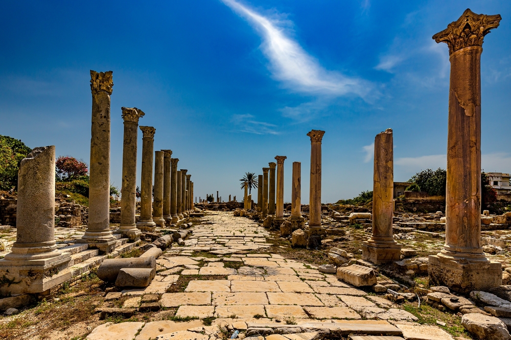 Lebanon. Ancient Tyre (UNESCO World Heritage Site) - Al Mina Archaeological Site. 