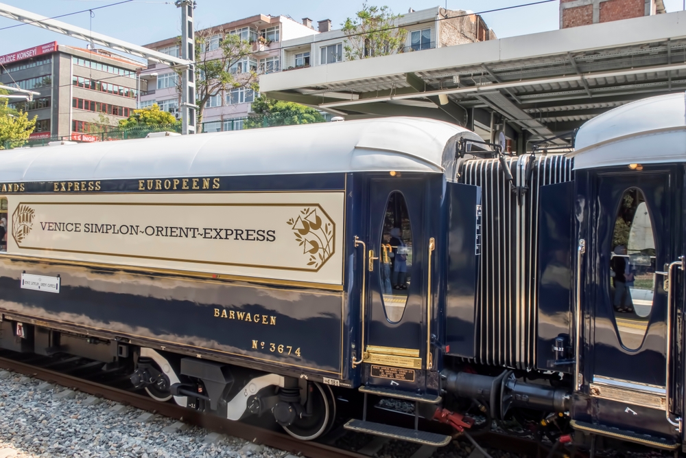 The Venice Simplon Orient Express train, which has been in service since 1883, arrived in Istanbul with 54 passengers.