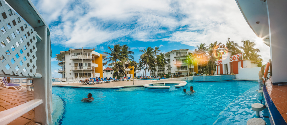 Decameron Aquarium All Inclusive Resort Pool view from the Bar