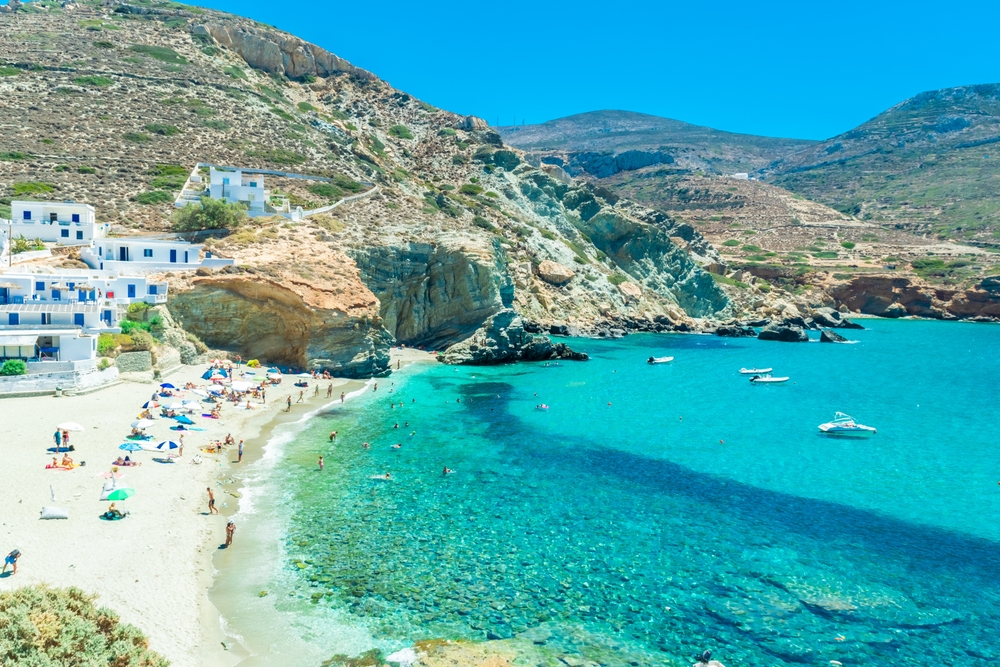 Folegandros, Greece: The amazing Agali beach
