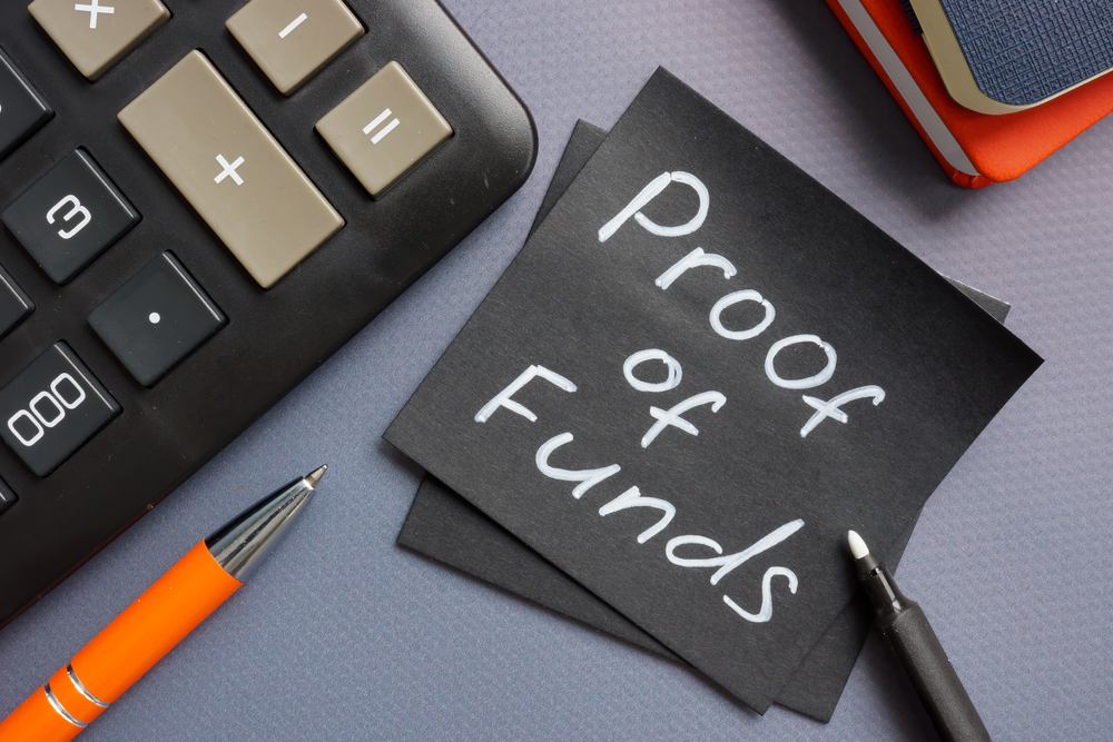 Proof of funds memo about wealth and taxation.