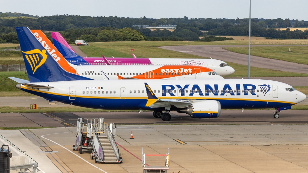 Ryanair easyJet and Wizz, the three low-cost airlines of Europe.