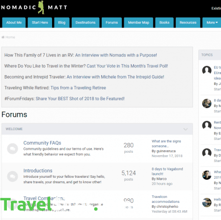 Nomadic Matt Forum - travelsites.comtravel-forums