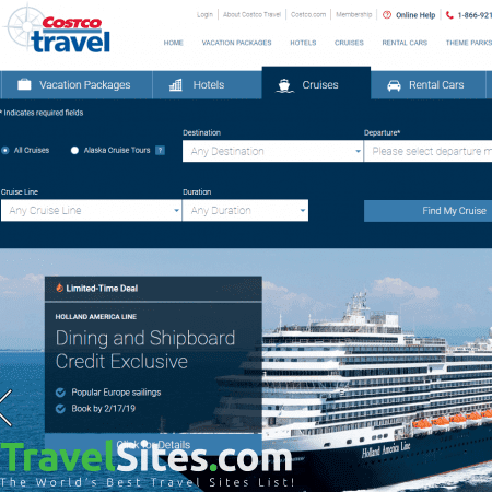 Costco Travel Cruises & 17+ Cruise Booking Sites Like