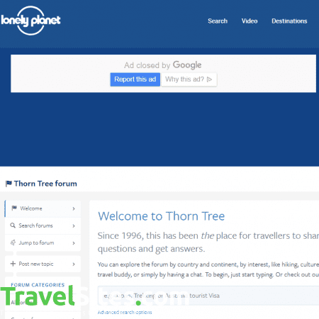 Lonely Planet ThornTree - travelsites.comtravel-forums