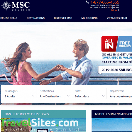 MSC Cruises - travelsites.iomsccruises